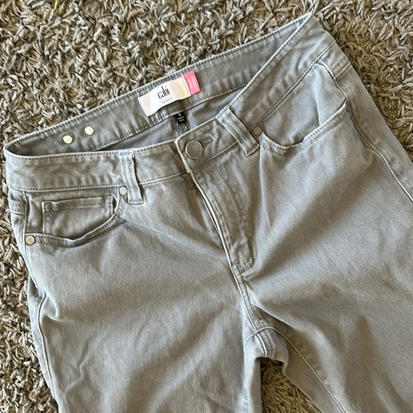 CAbi Gray High Skinny Jeans Size 6 - Picture 2 of 9